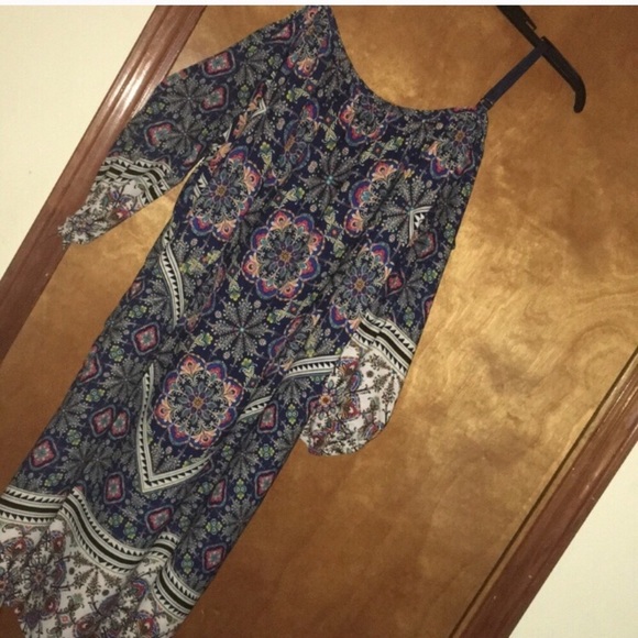 2X Cold Shoulder Bailey Blue Dress x Loralette - Picture 4 of 11